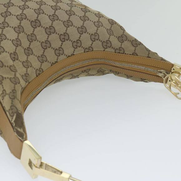 GUCCI GG Canvas Shoulder Bag Beige 001 3814 Auth 60888 - Picture 15 of 16
